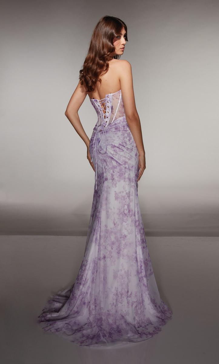 Alyce Paris Prom 62176 - Lilac-White