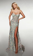 Alyce Prom Dress 62178 - Celadon