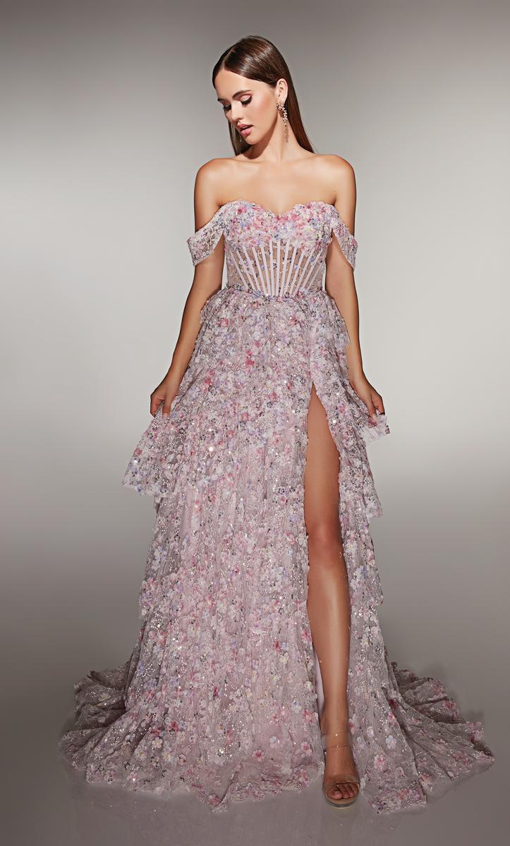 Alyce Prom Dress 62186 - Pink