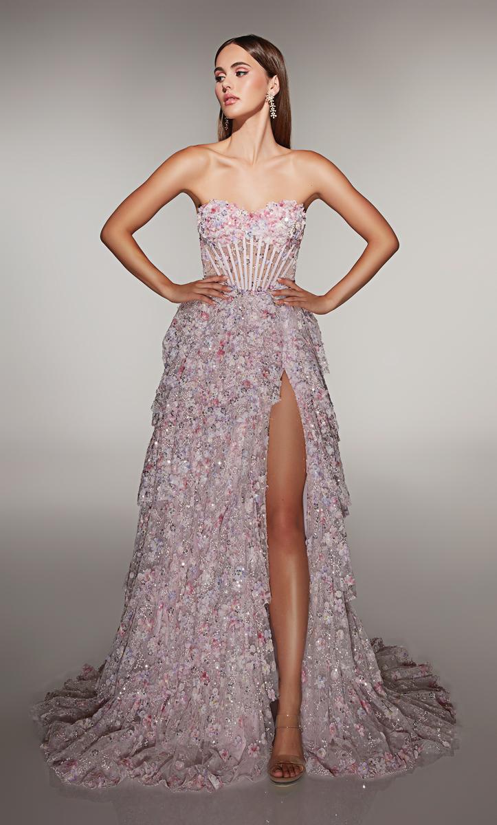 Alyce Prom Dress 62186 - Pink