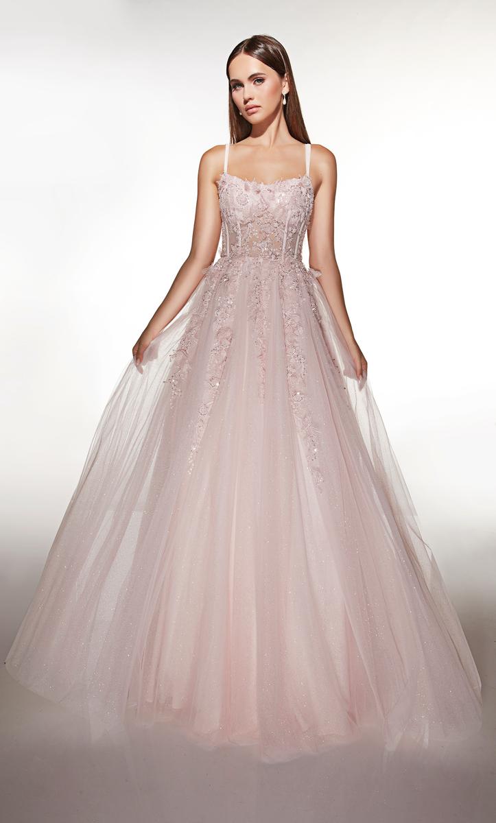 Alyce Prom Dress 62203 - Pink