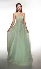 Alyce Prom Dress 62203 - Mint