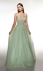 Alyce Prom Dress 62203 - Mint
