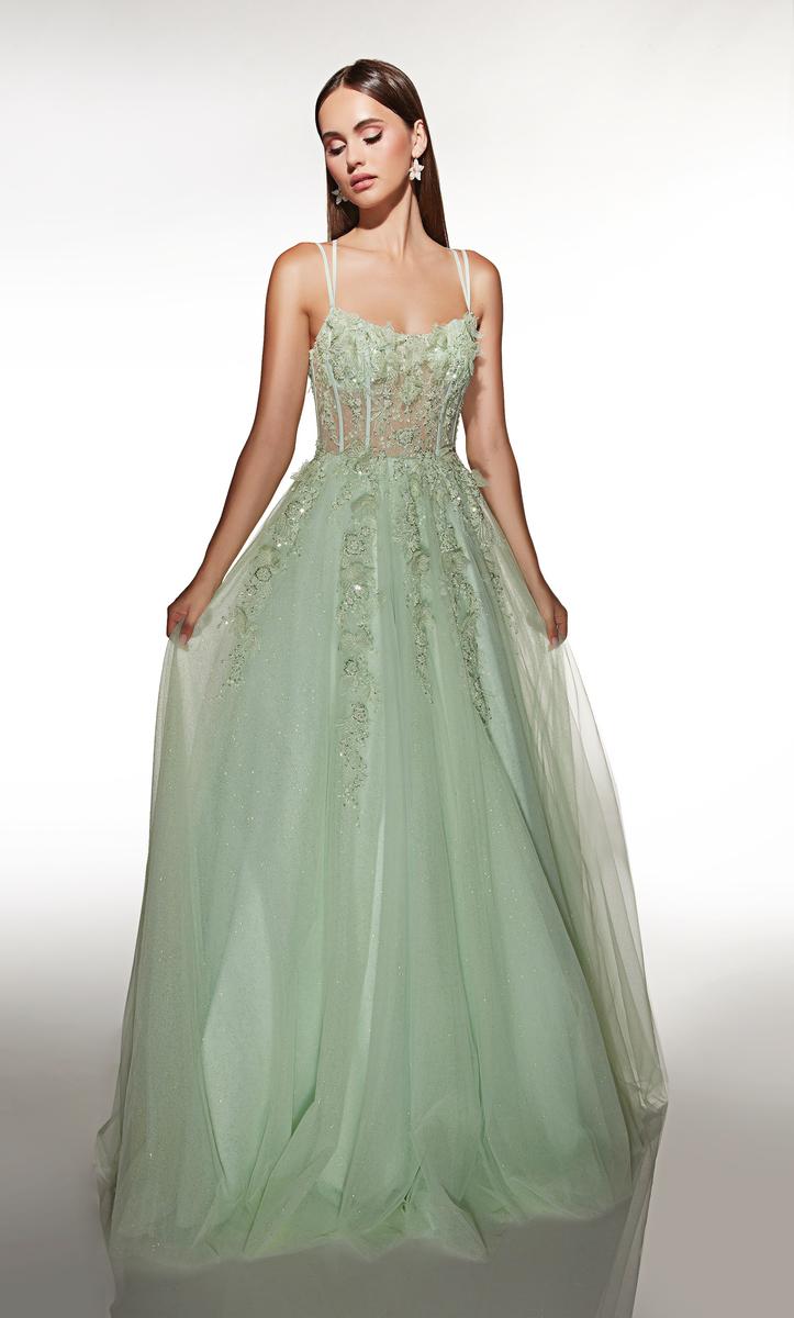 Alyce Prom Dress 62203 - Mint