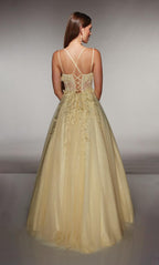 Alyce Prom Dress 62203 - Light Yellow