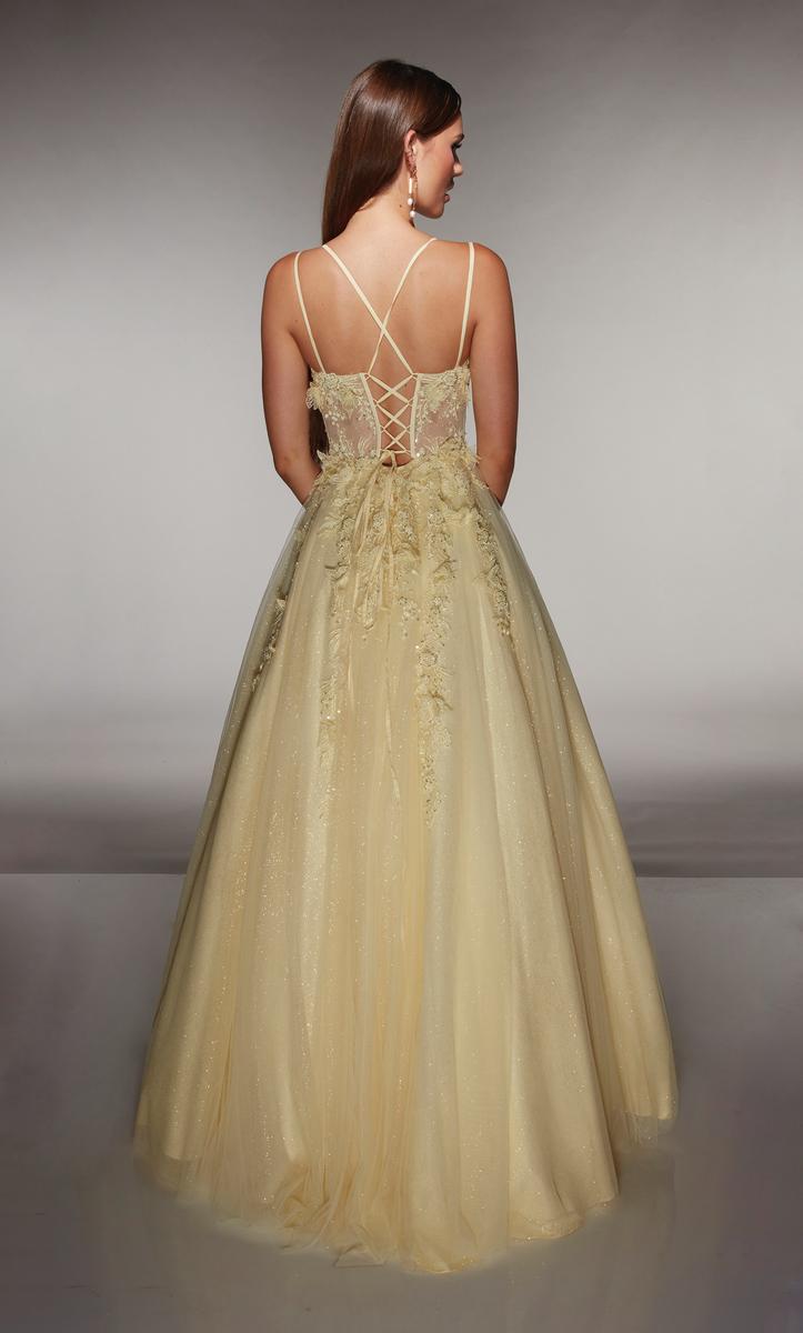 Alyce Prom Dress 62203 - Light Yellow