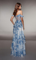 Alyce Paris Prom 62212 - Blue-White