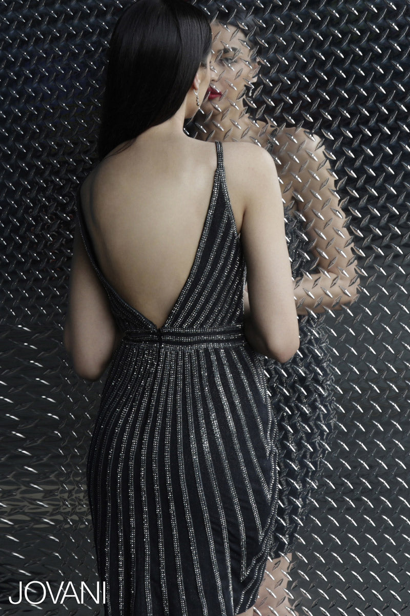 Jovani Short & Cocktail 62498 - Black