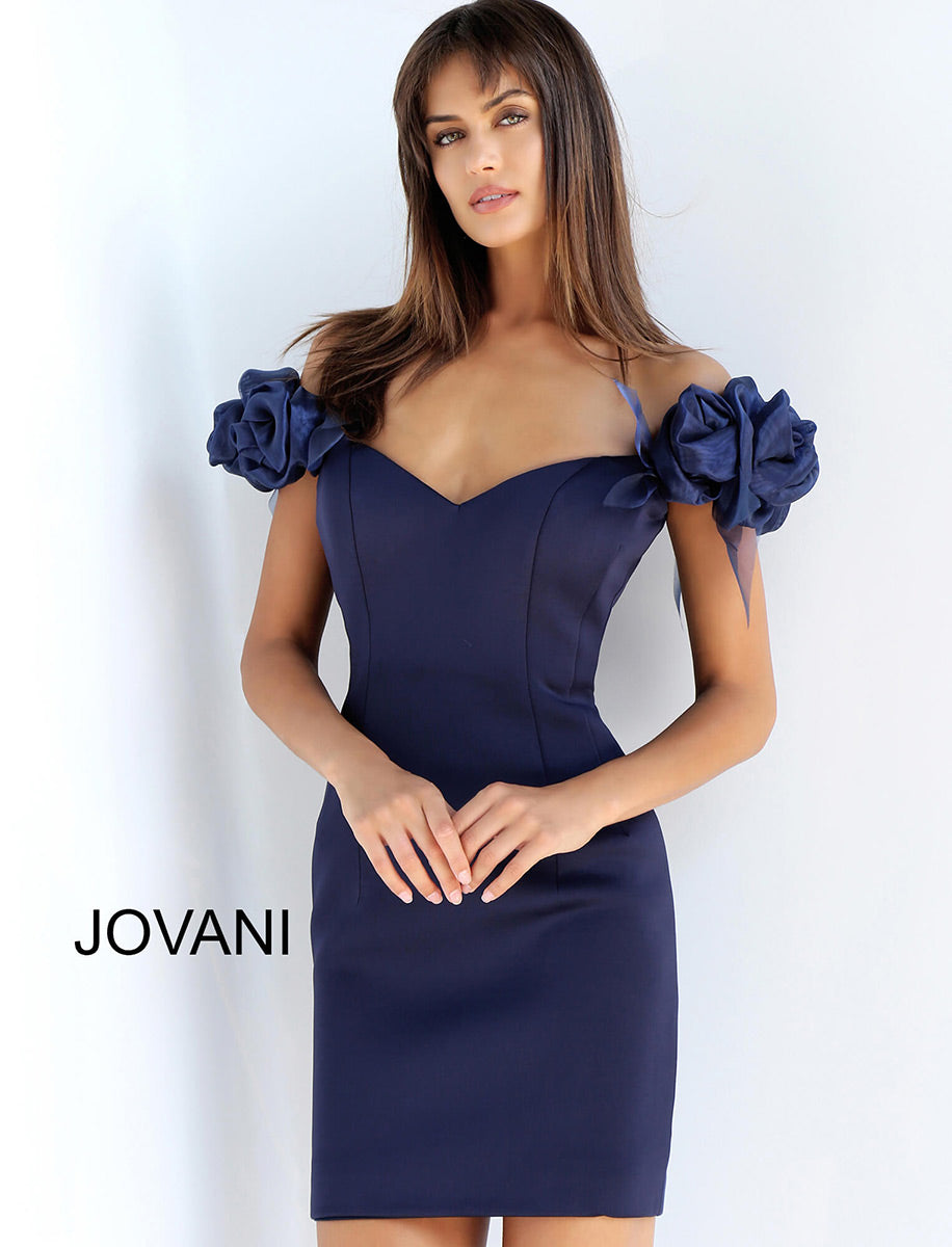 Jovani Short & Cocktail 63186 - Navy