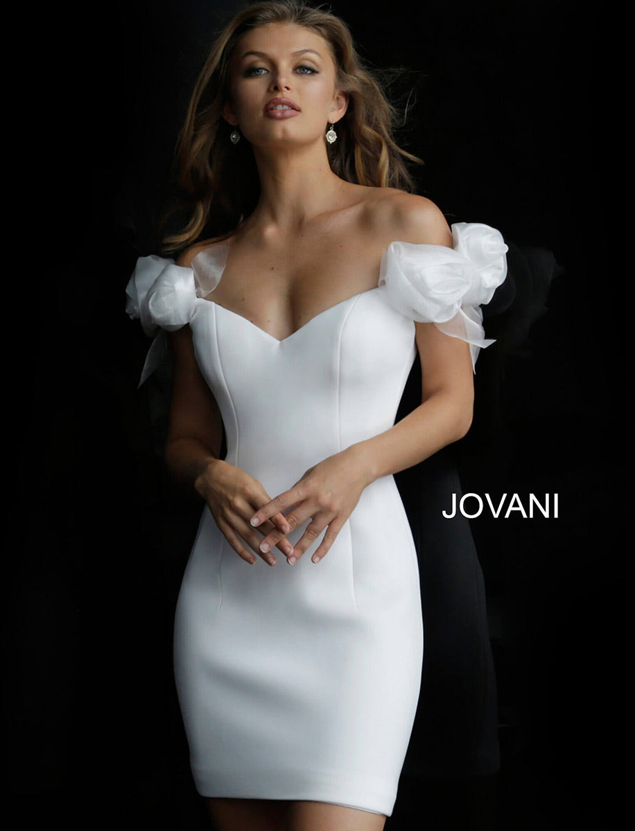 Jovani Short & Cocktail 63186 - White