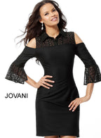 Jovani Short & Cocktail 63382 - Black