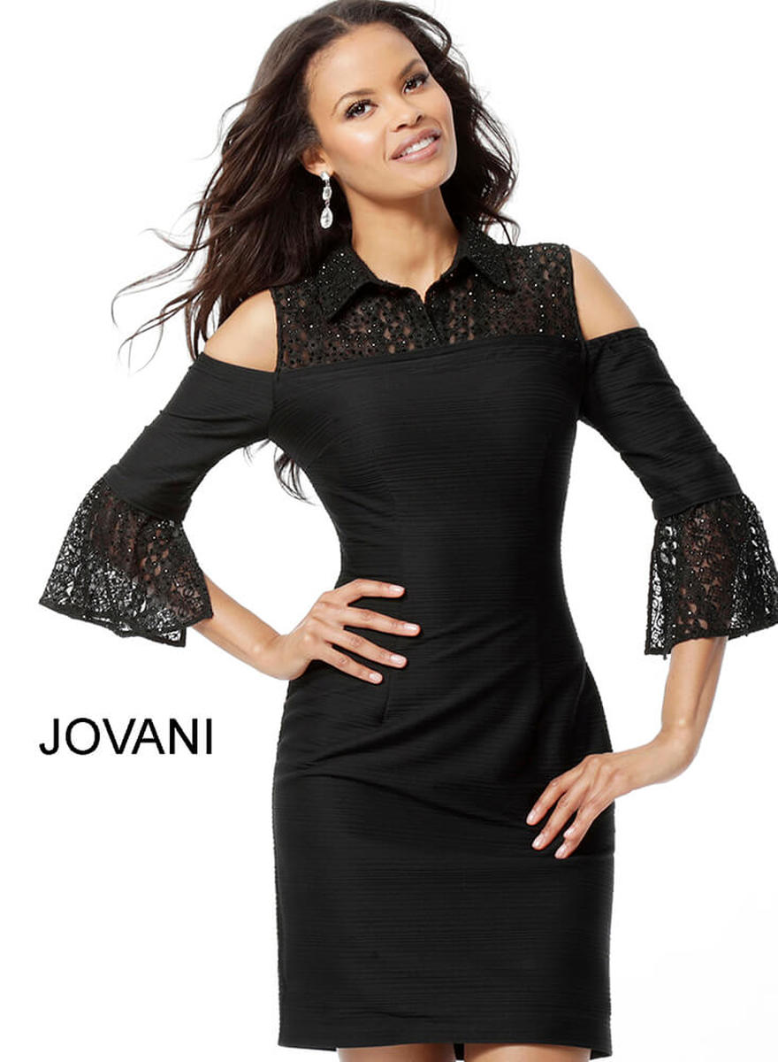 Jovani Short & Cocktail 63382 - Black