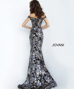 Jovani Evening 63516 - Black/Gunmetal