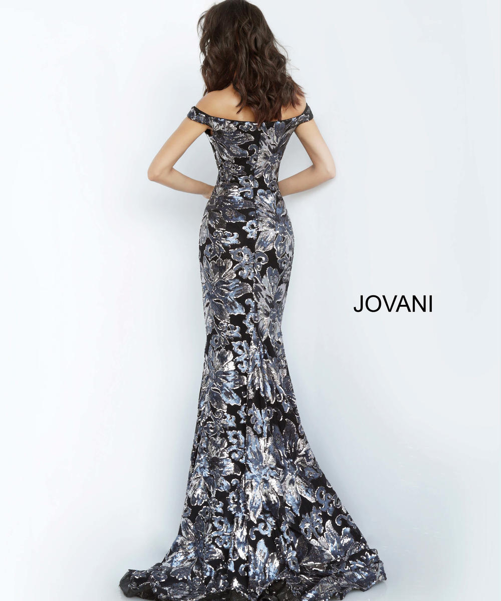Jovani Evening 63516 - Black/Gunmetal