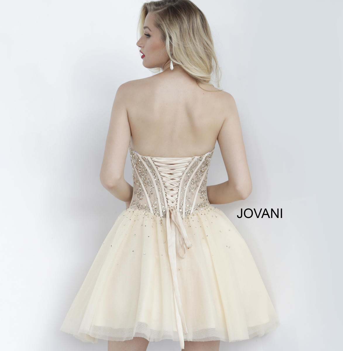 Jovani Short & Cocktail 63657 - Gold