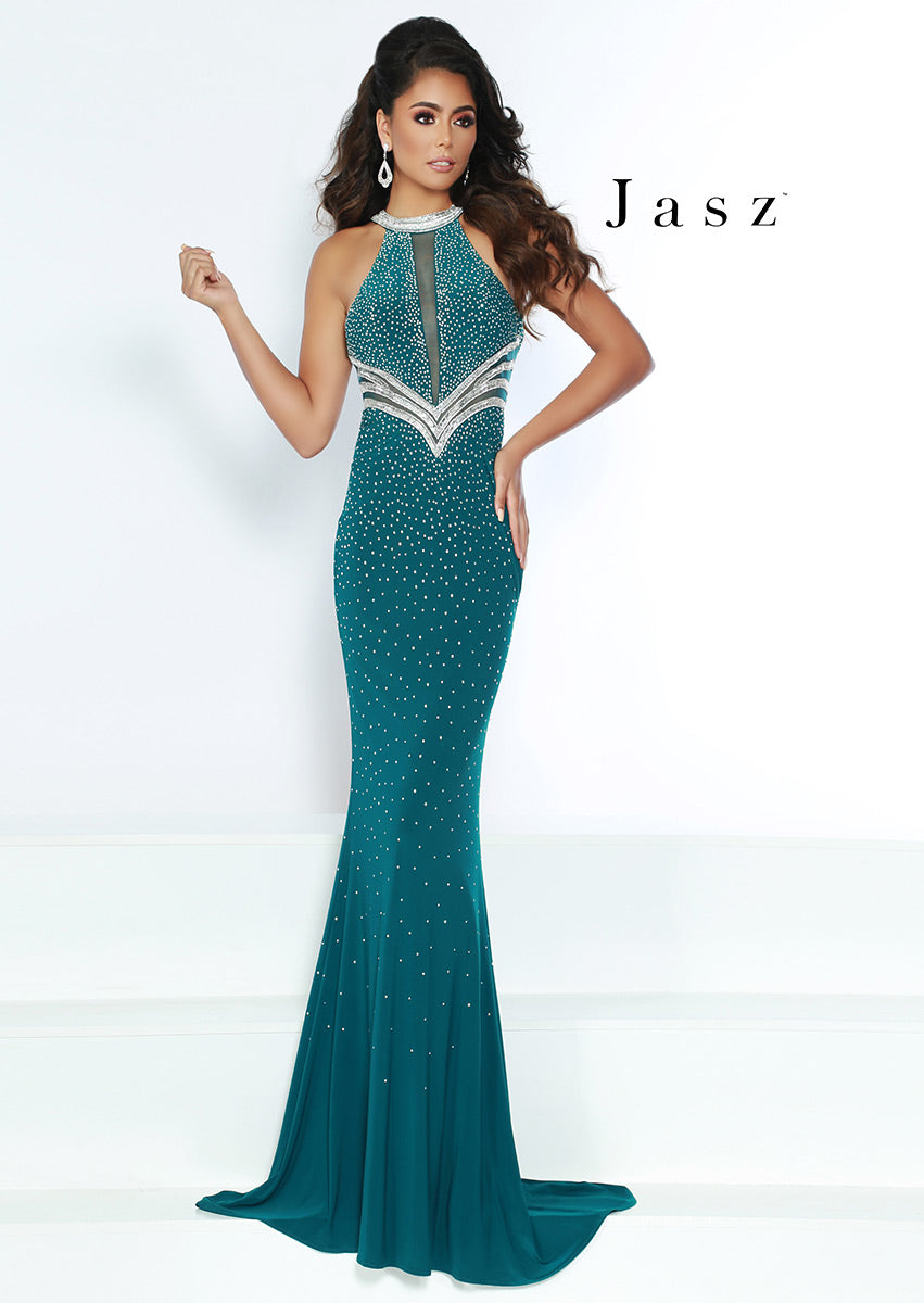 Jasz Couture Dress 6420 - Hunter
