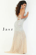 Jasz Couture Dress 6425 - Nude