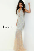 Jasz Couture Dress 6425 - Nude