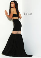 Jasz Couture Dress 6503 - Black