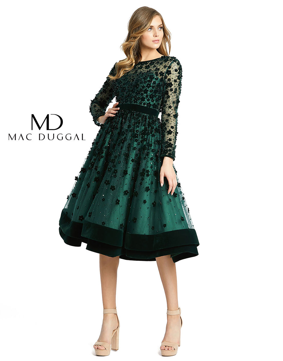 Cocktail by Mac Duggal Dress 67007 - Emerald