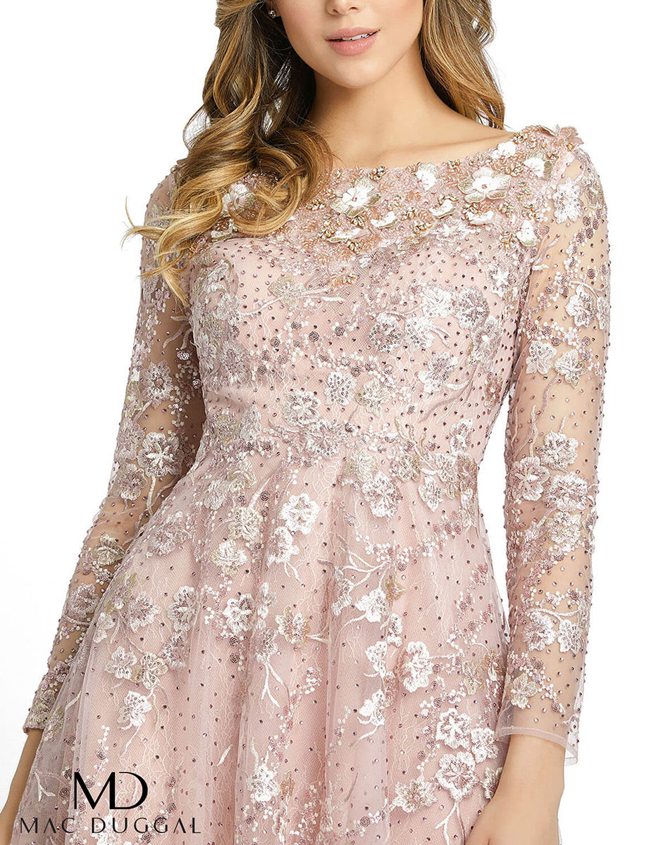 Cocktail by Mac Duggal Dress 67501 - Rose