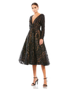 Cocktail by Mac Duggal Dress 67529 - Black/Nude