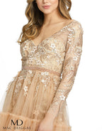 Cocktail by Mac Duggal Dress 67547 - Champagne