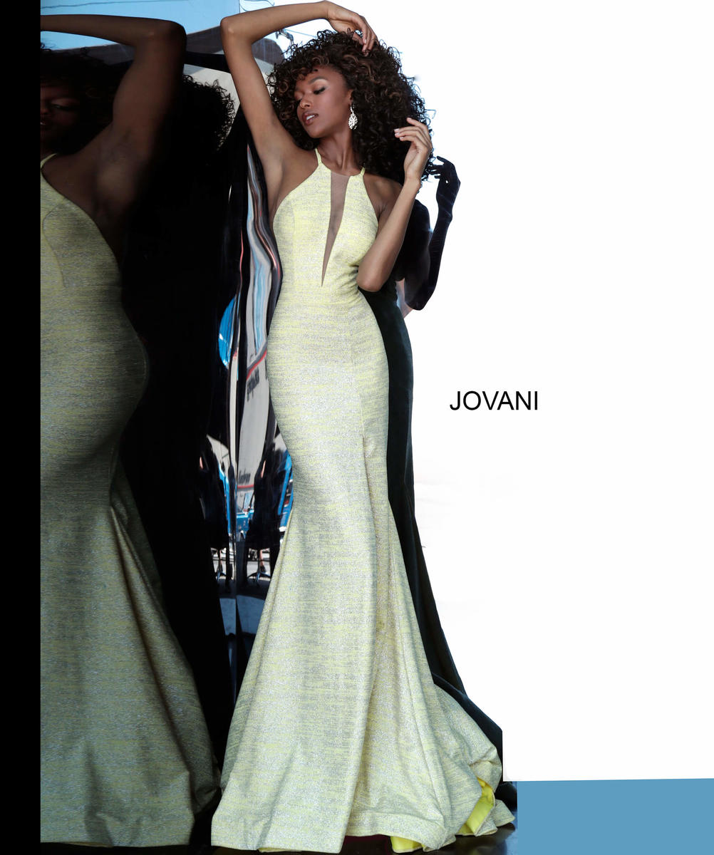Jovani Prom 67563 - Yellow/Silver