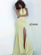 Jovani Prom 67563 - Yellow/Silver
