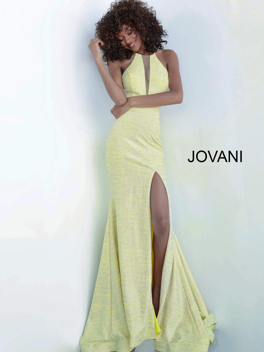 Jovani Prom 67563 - Yellow/Silver