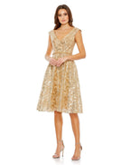 Cocktail by Mac Duggal Dress 68012 - Gold
