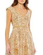 Cocktail by Mac Duggal Dress 68012 - Gold