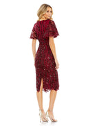 Cocktail by Mac Duggal Dress 68013 - Burgundy
