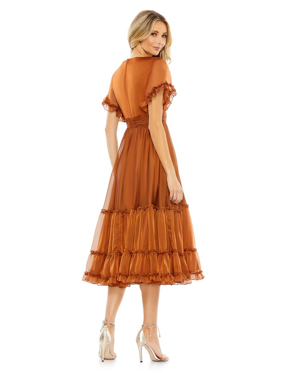 Cocktail by Mac Duggal Dress 68018 - Rust