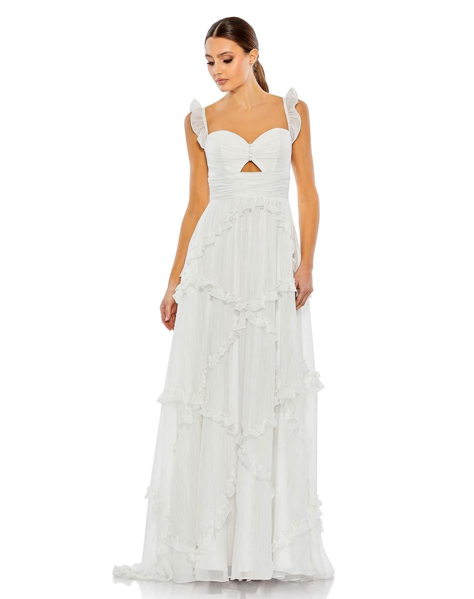 Mac Duggal Prom Dress 68093 - White