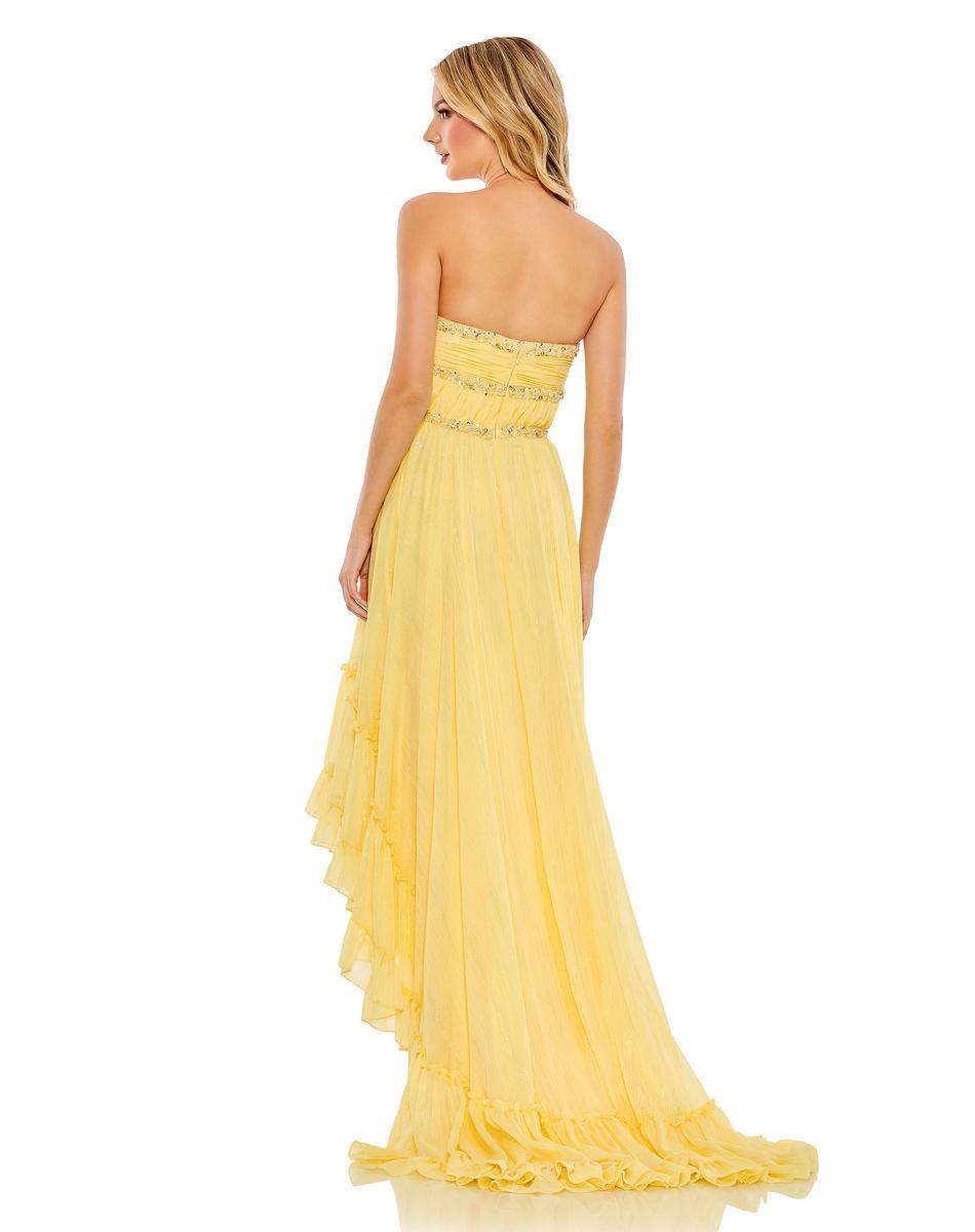 Mac Duggal Prom Dress 68096 - Lemon