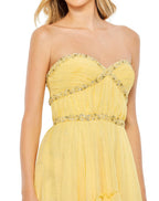 Mac Duggal Prom Dress 68096 - Lemon