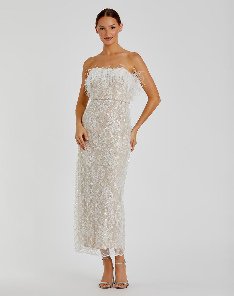 Cocktail by Mac Duggal Dress 68140 - White