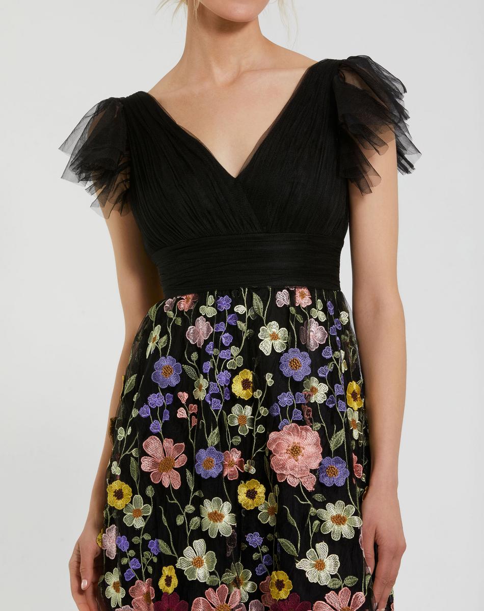 Cocktail by Mac Duggal Dress 68204 - Black Multi