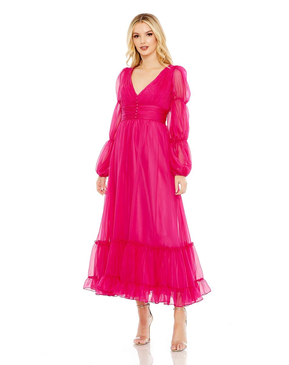 Cocktail by Mac Duggal Dress 68254 - Hot Pink