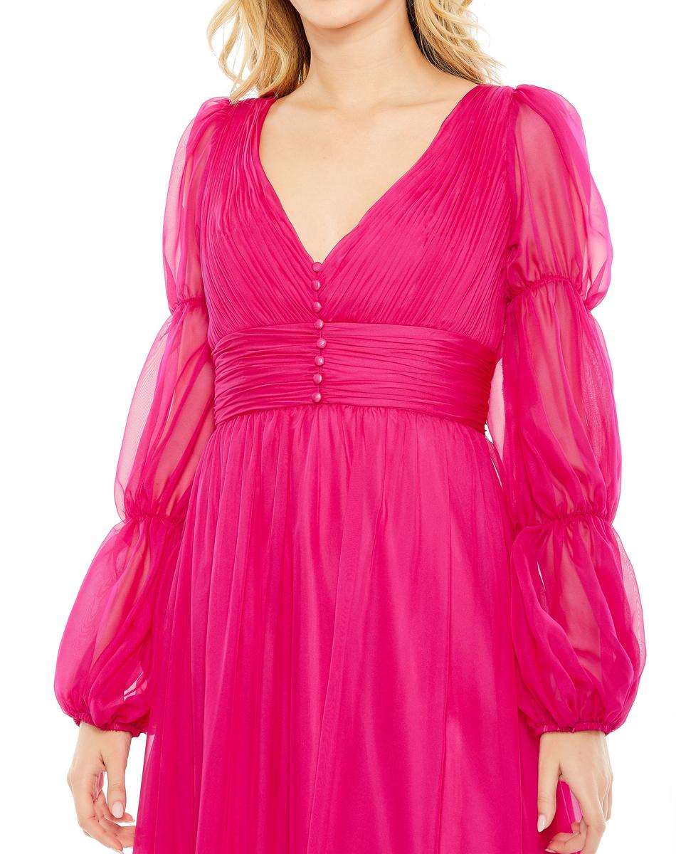 Cocktail by Mac Duggal Dress 68254 - Hot Pink