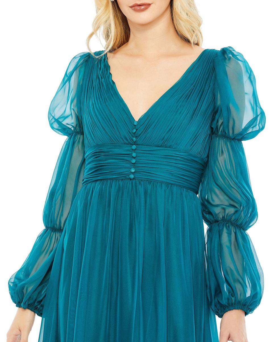 Cocktail by Mac Duggal Dress 68254 - Teal