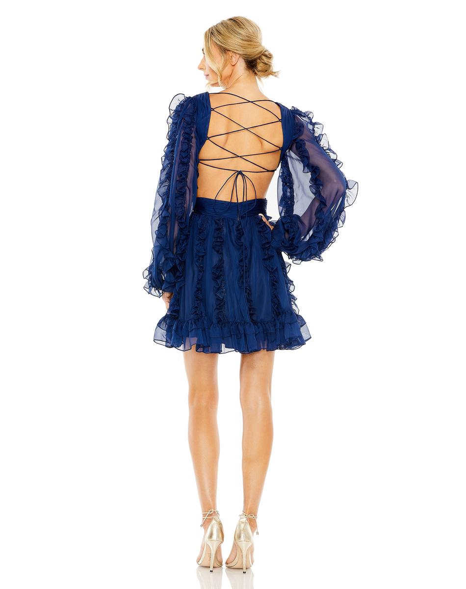 Cocktail by Mac Duggal Dress 68418 - Indigo
