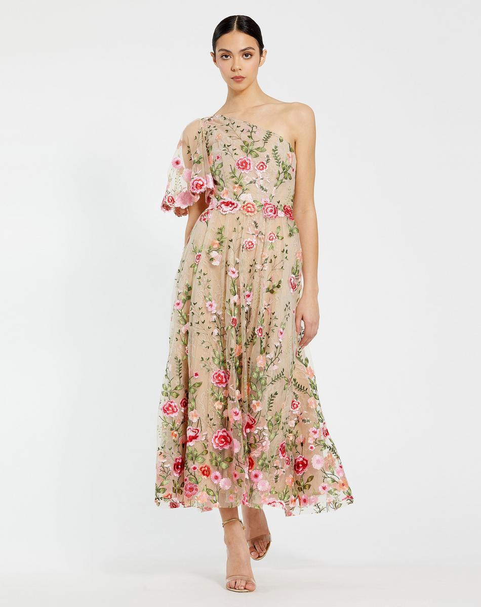 Cocktail by Mac Duggal Dress 68607 - Pink Multi