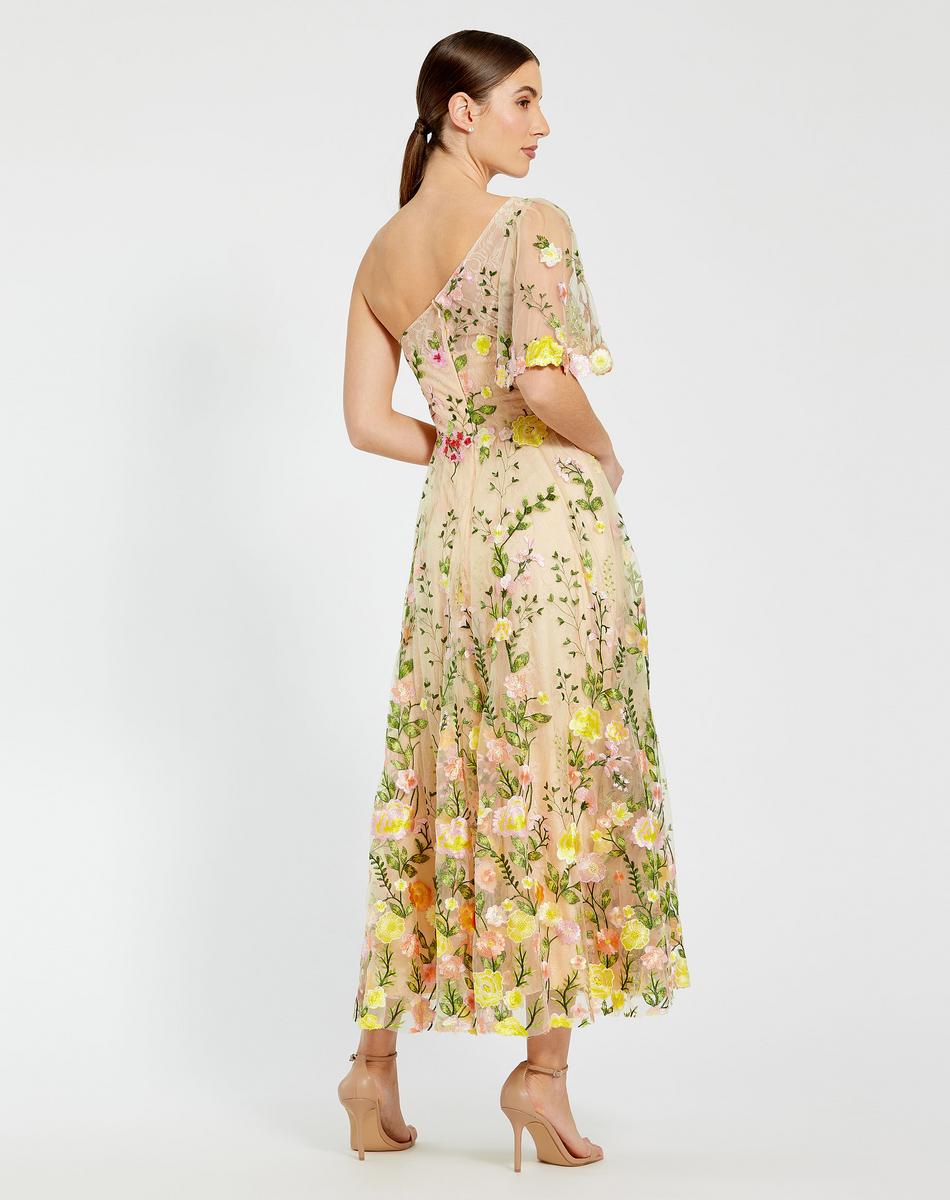 Cocktail by Mac Duggal Dress 68607 - Yellow Multi