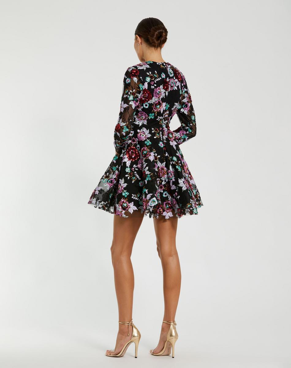 Cocktail by Mac Duggal Dress 68783 - Black Multi