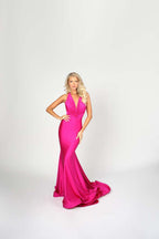Nicole Bakti Dress 6993 - Fuchsia