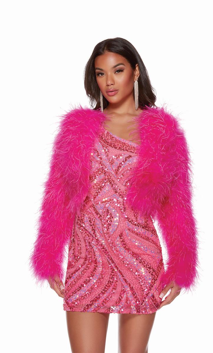 Alyce Paris Homecoming Dress 700 - Electric Fuchsia