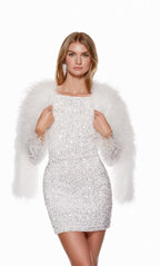 Alyce Paris Homecoming Dress 700 - White