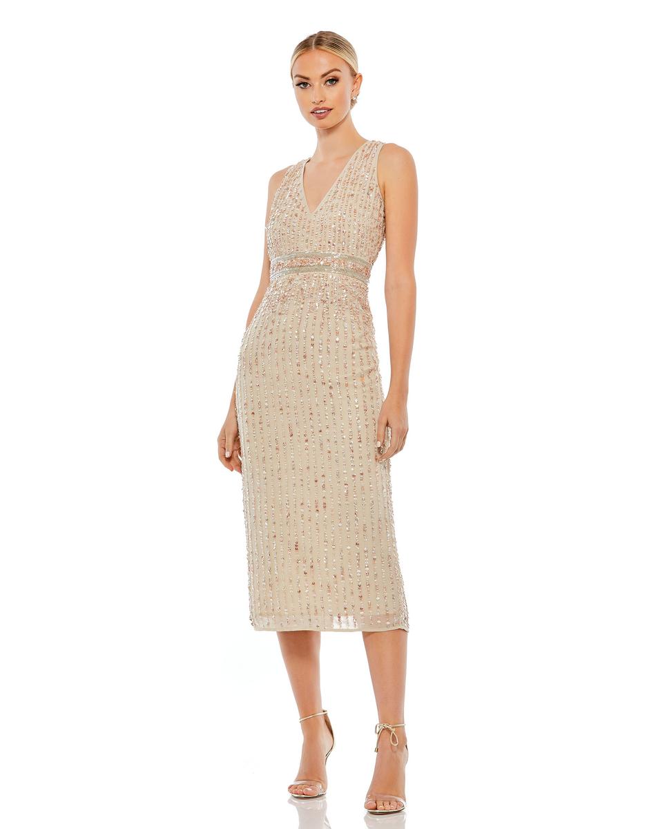 Cocktail by Mac Duggal Dress 70267 - Nude